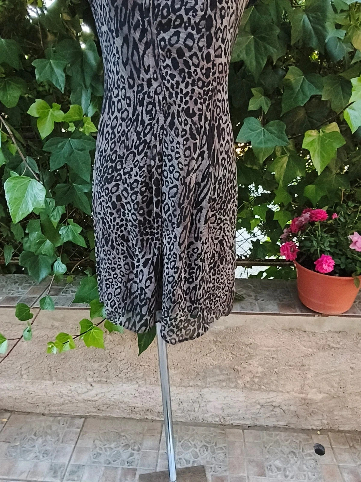 Vestido de Gasa Animal Print de Sfera 🌈 – Sfera – taille S / 36 / 8 5