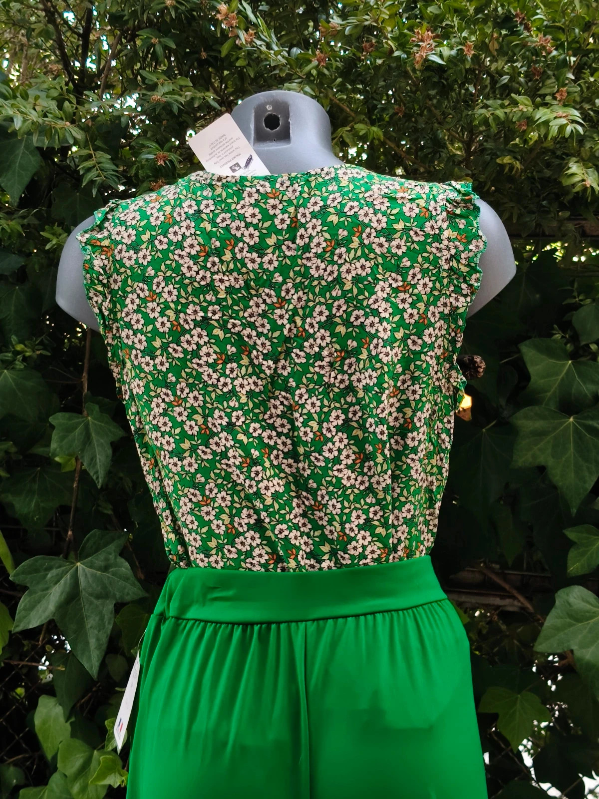 Blusa de Flores Verdes Made in Italy 🌈 – M-Made in Italy – taille M / 38 / 10 4