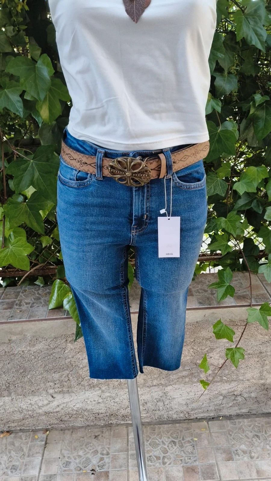 Jeans Skinny Mango - Mid-Waist & Cropped (Talla 36) 🌈 – Mango – taille S / 36 / 8 2