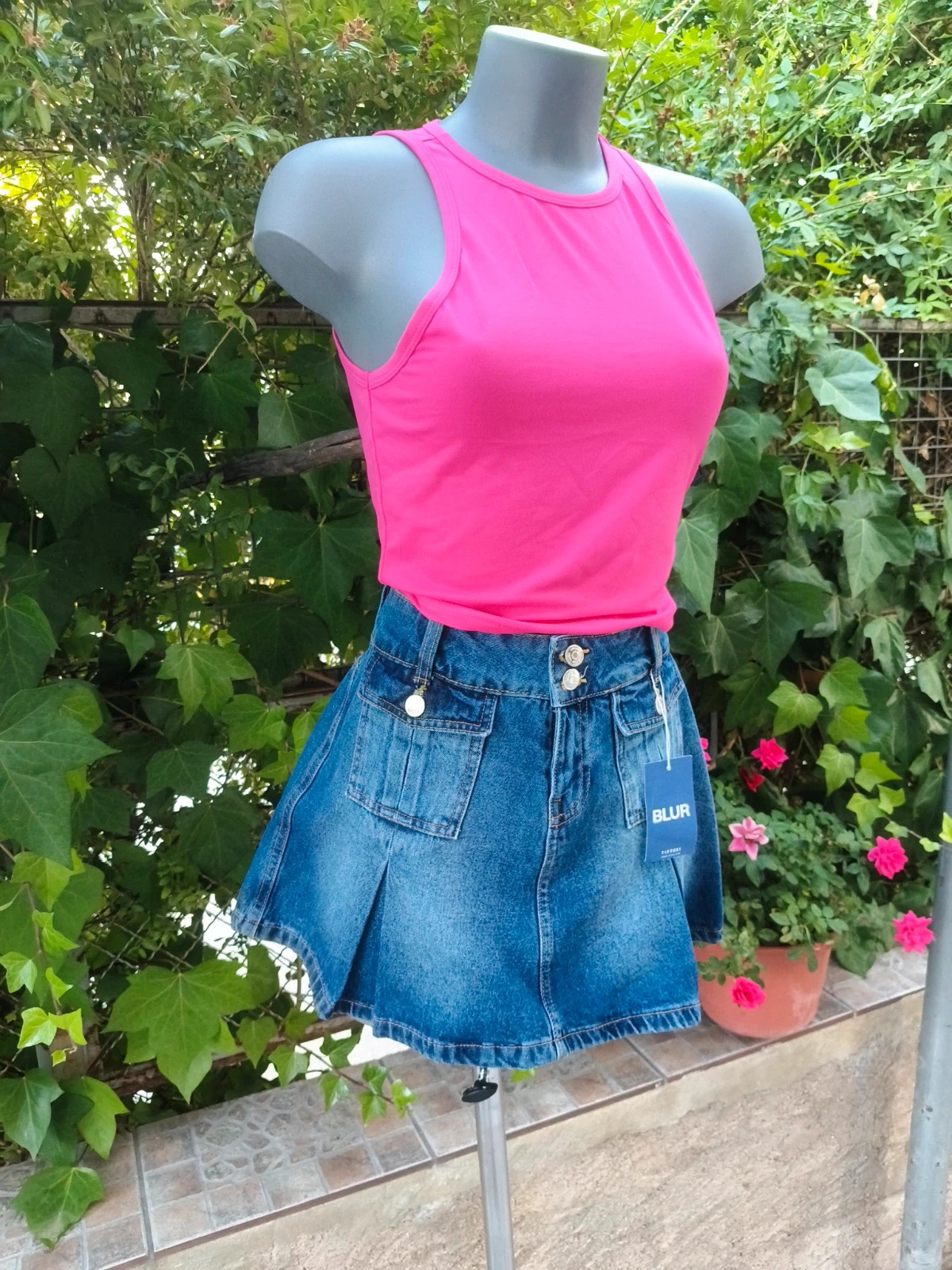 Falda Vaquera Tiffosi Blur Talla L 🌈 – Tiffosi – taille L / 40 / 12 2