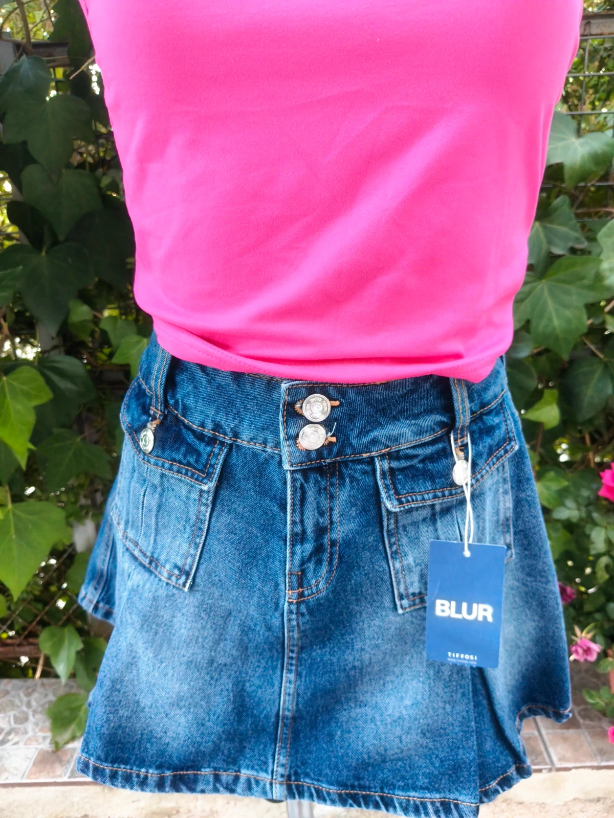 Falda Vaquera Tiffosi Blur Talla L 🌈 – Tiffosi – taille L / 40 / 12 4