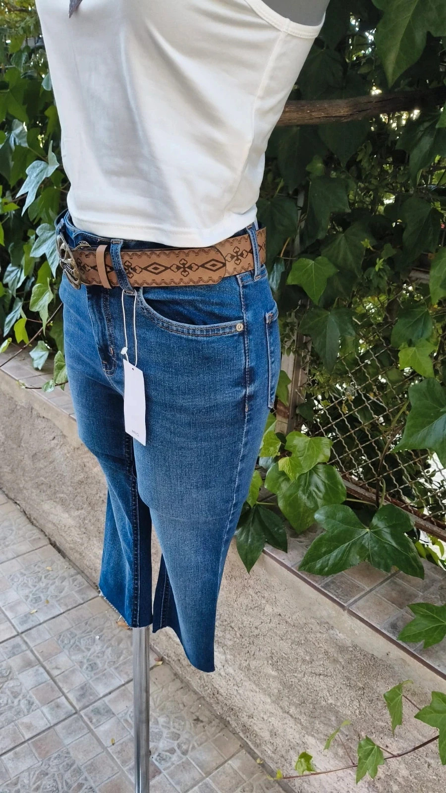 Jeans Skinny Mango - Mid-Waist & Cropped (Talla 36) 🌈 – Mango – taille S / 36 / 8 4