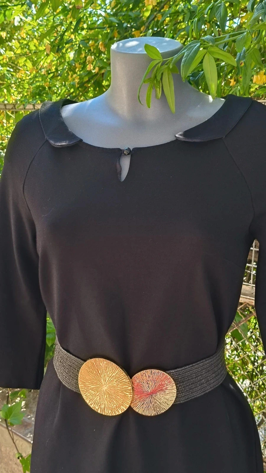 Vestido Negro con Cuello Peter Pan - One Step 🌈 – One step – taille L / 40 / 12 4