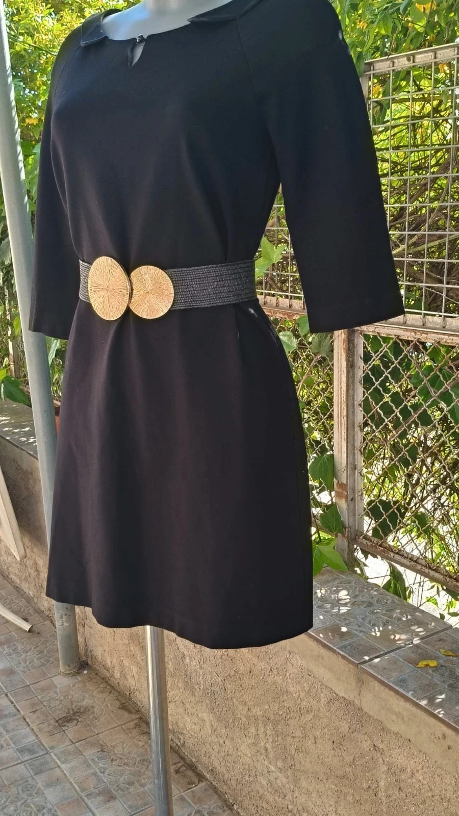 Vestido Negro con Cuello Peter Pan - One Step 🌈 – One step – taille L / 40 / 12 3