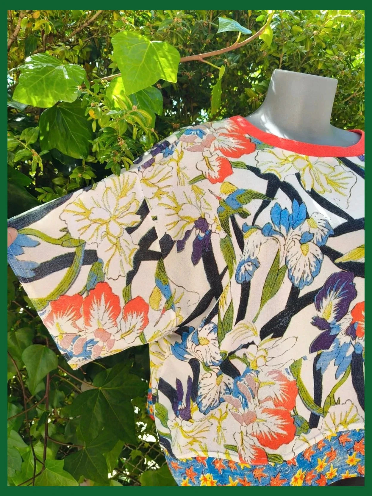Blusa fluida floral multicolor / Top oversize Zara T.M – Zara – taille M / 38 / 10 3