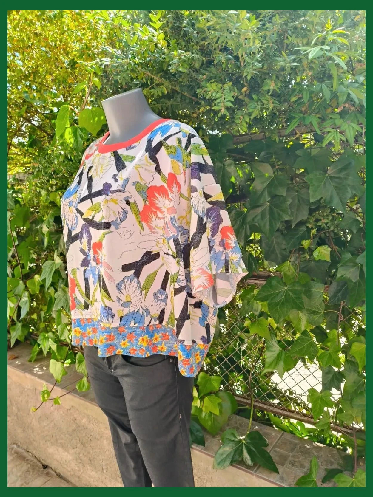Blusa fluida floral multicolor / Top oversize Zara T.M – Zara – taille M / 38 / 10 5