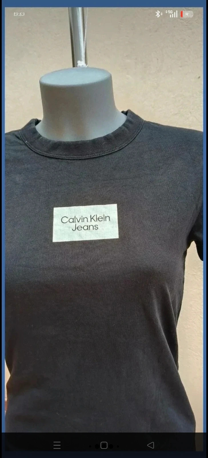 Camiseta Calvin Klein Jeans negra talla S 🌈 – Calvin Klein Jeans – taille S / 36 / 8 4