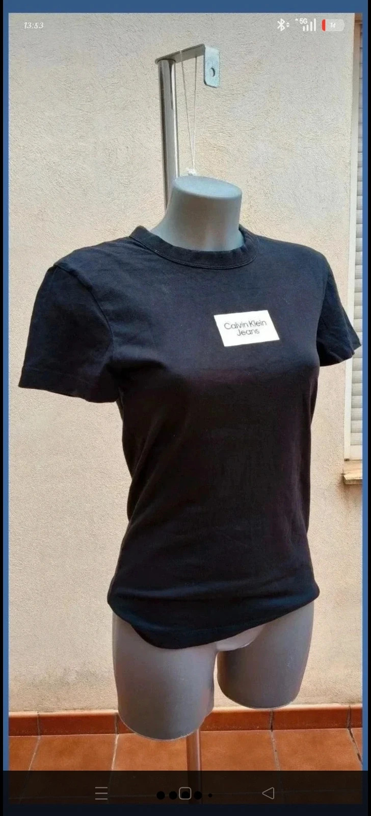 Camiseta Calvin Klein Jeans negra talla S 🌈 – Calvin Klein Jeans – taille S / 36 / 8 3