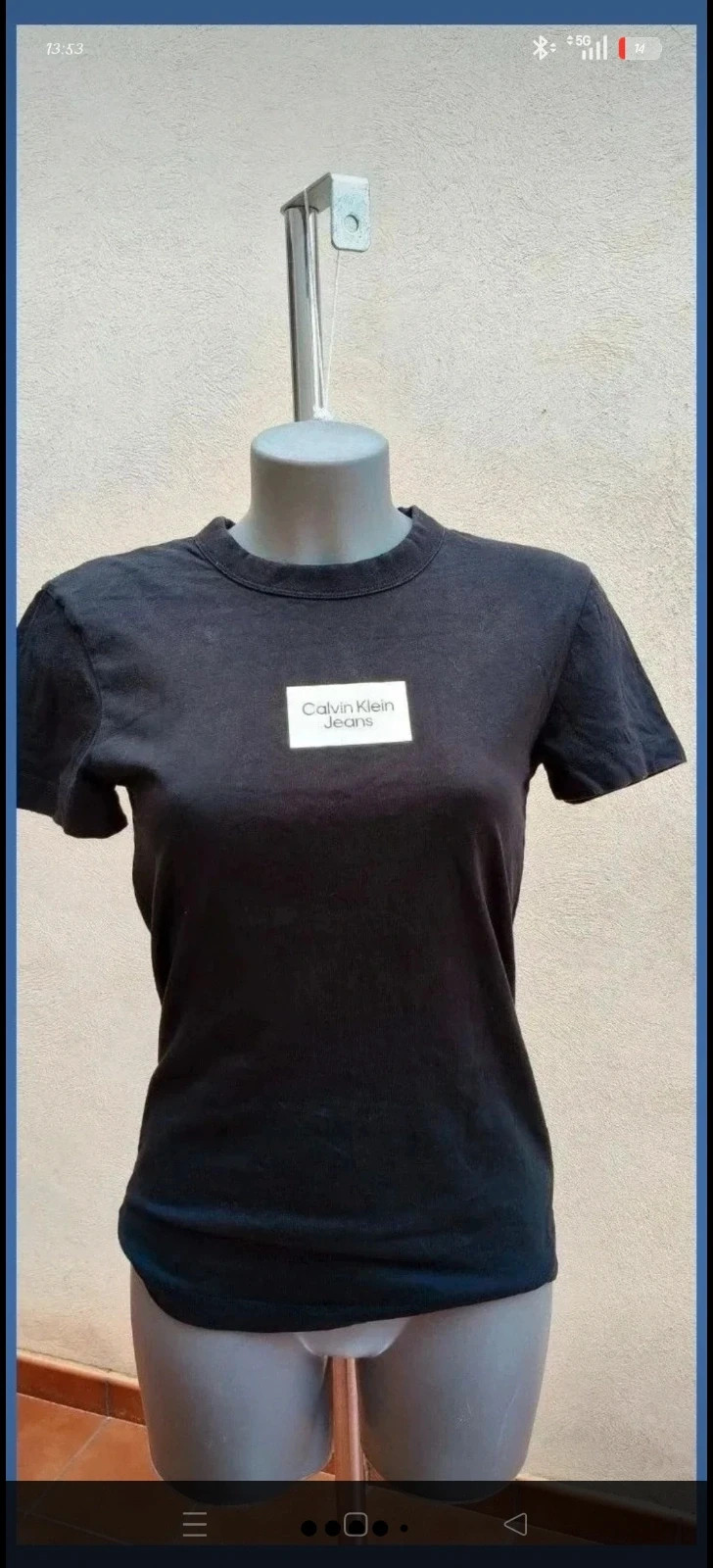 Camiseta Calvin Klein Jeans negra talla S 🌈 – Calvin Klein Jeans – taille S / 36 / 8 2