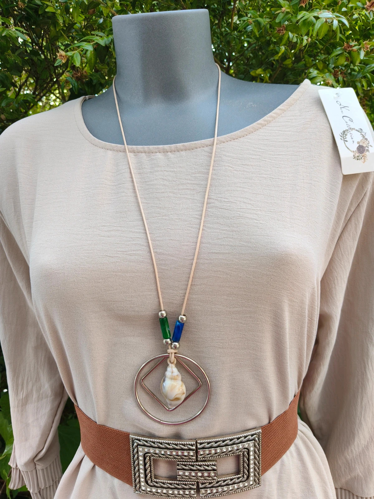 Collar largo concha 🌈 – Fashion Jewelry 2