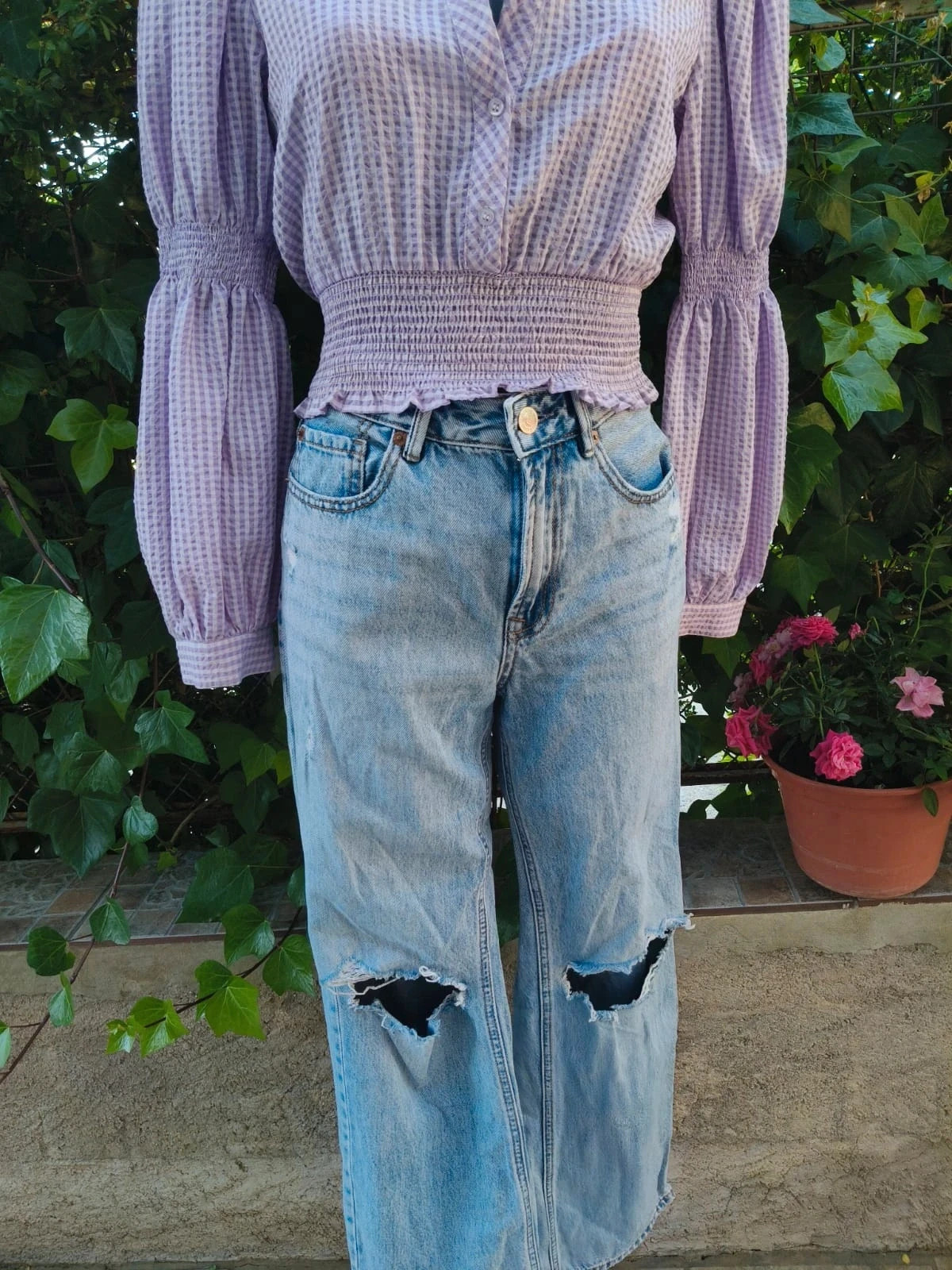 Jeans Rectos Rotos Stradivarius (Talla 36) 🌈 – Stradivarius – taille S / 36 / 8 2