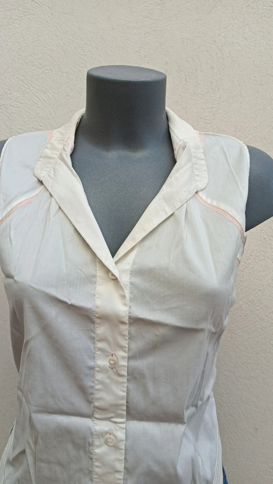 Camisa Roberto Verino sin mangas - Talla 38 - Estilo Romántico 🌈 – Roberto Verino – taille M / 38 / 10 4
