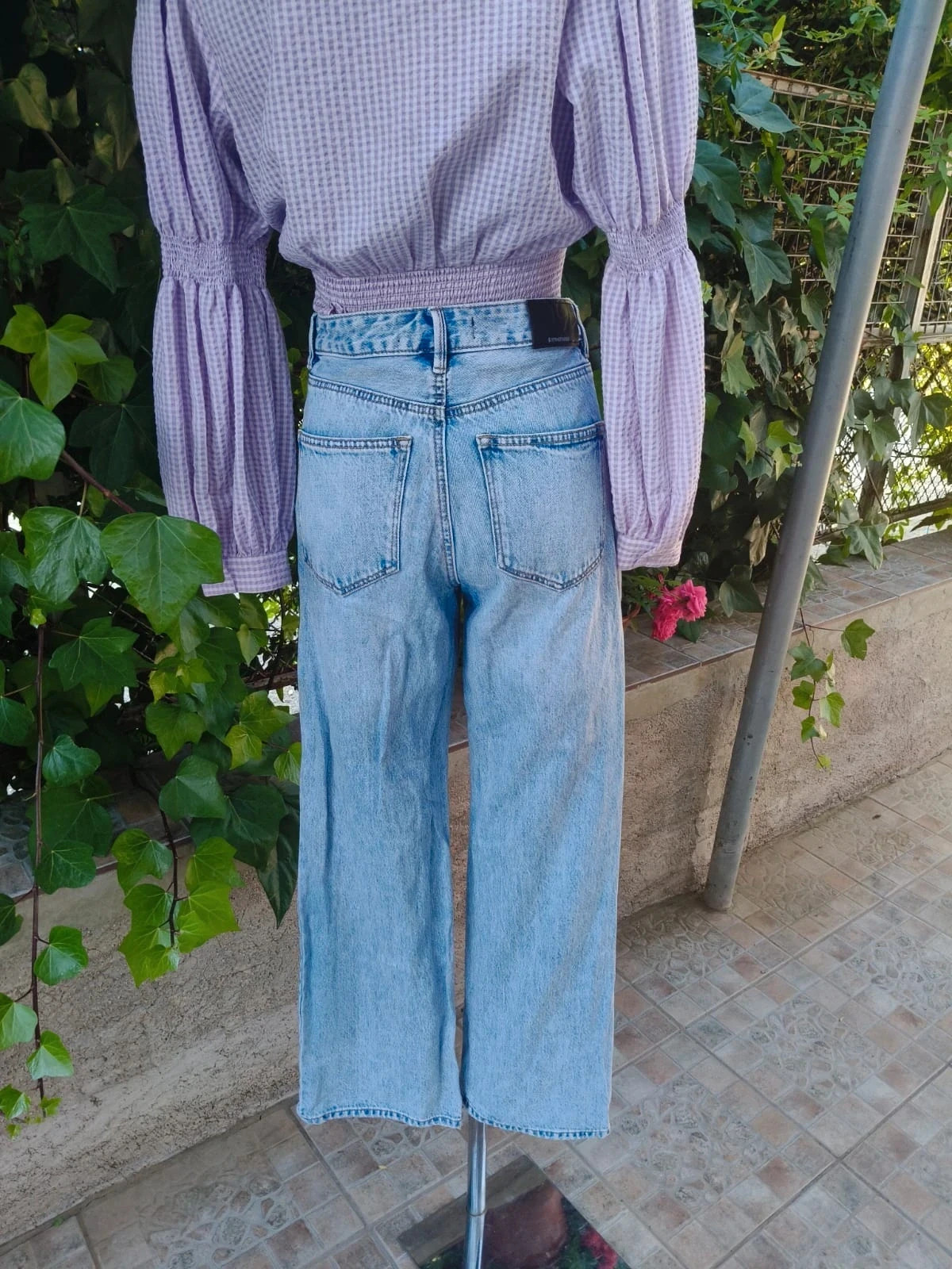 Jeans Rectos Rotos Stradivarius (Talla 36) 🌈 – Stradivarius – taille S / 36 / 8 5