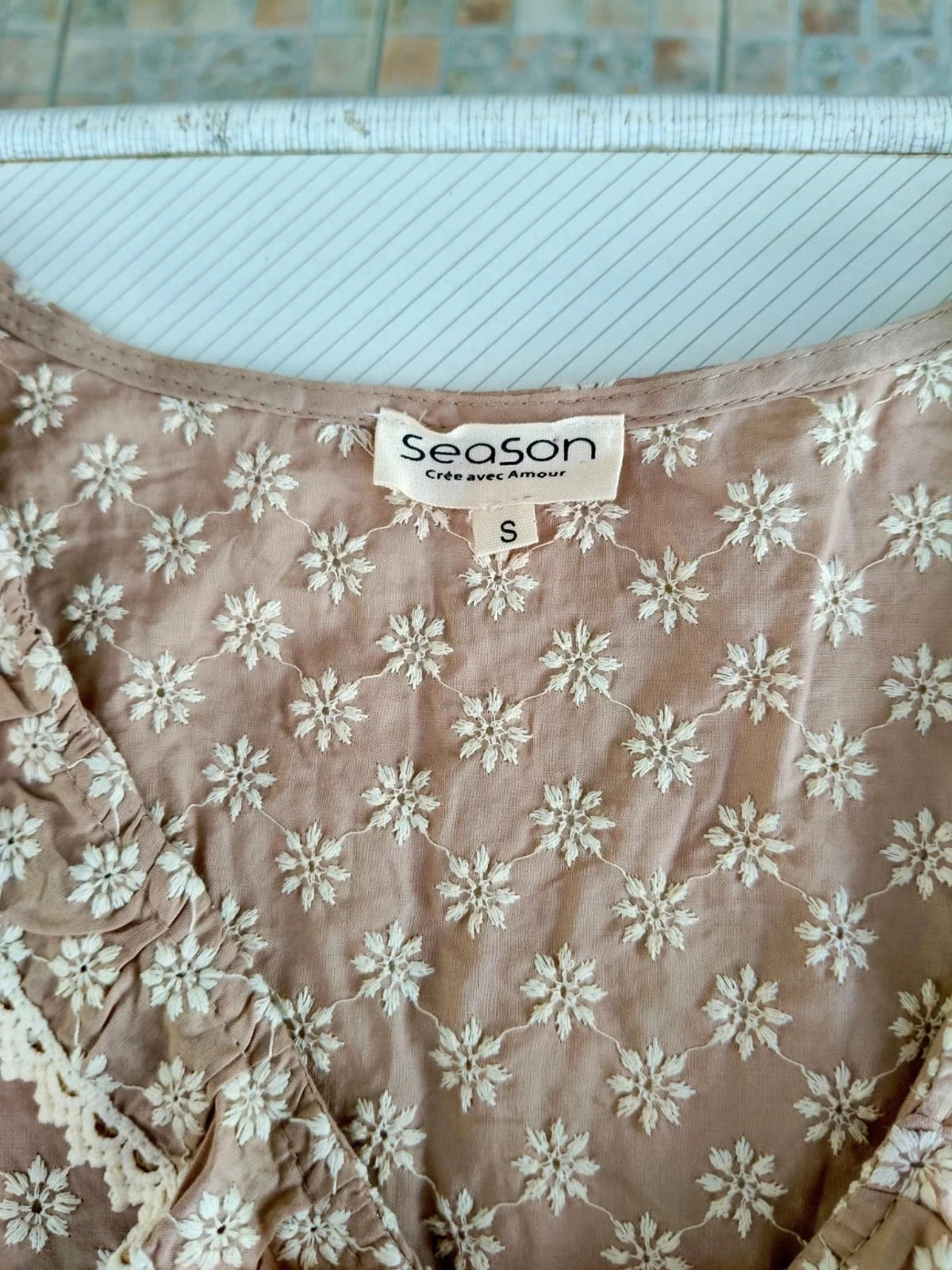 Vestido de Algodón Bordado – Season (Talla S) 🌈 – Season – taille S / 36 / 8 5