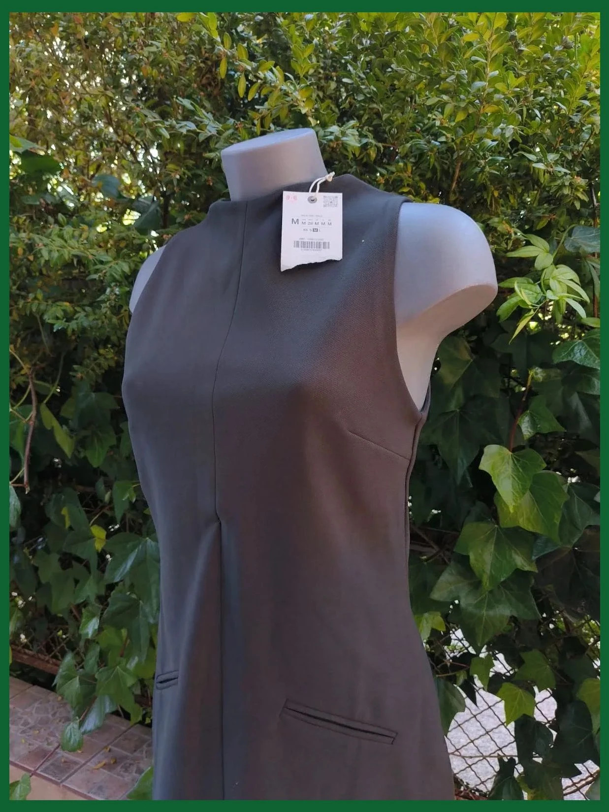 Precioso vestido corto sin mangas de la marca Zara 🌈 – Zara – taille M / 38 / 10 3
