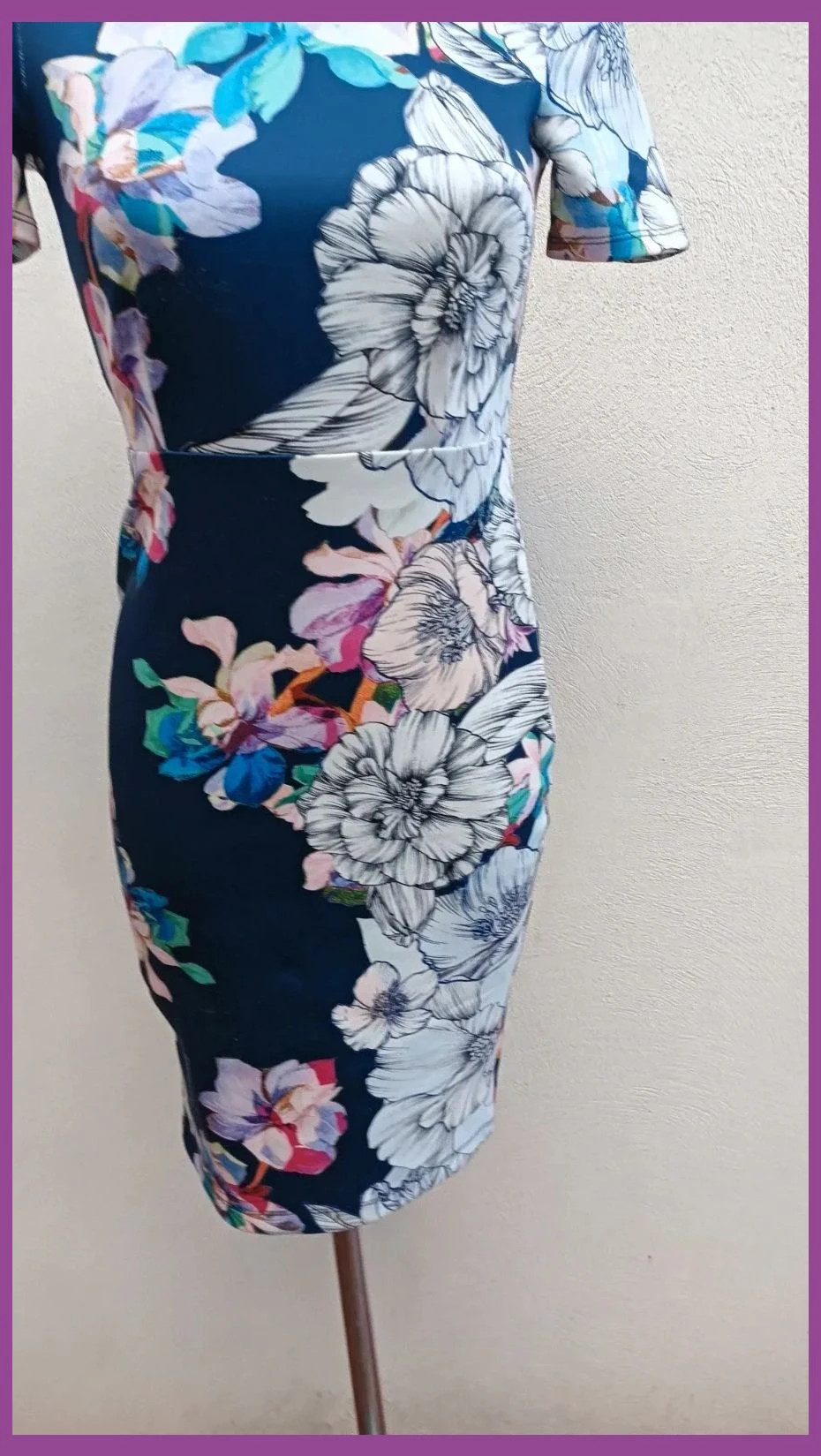 Vestido Ajustado Floral ASOS - Talla 36 (S) 🌈 – ASOS – taille S / 36 / 8 3