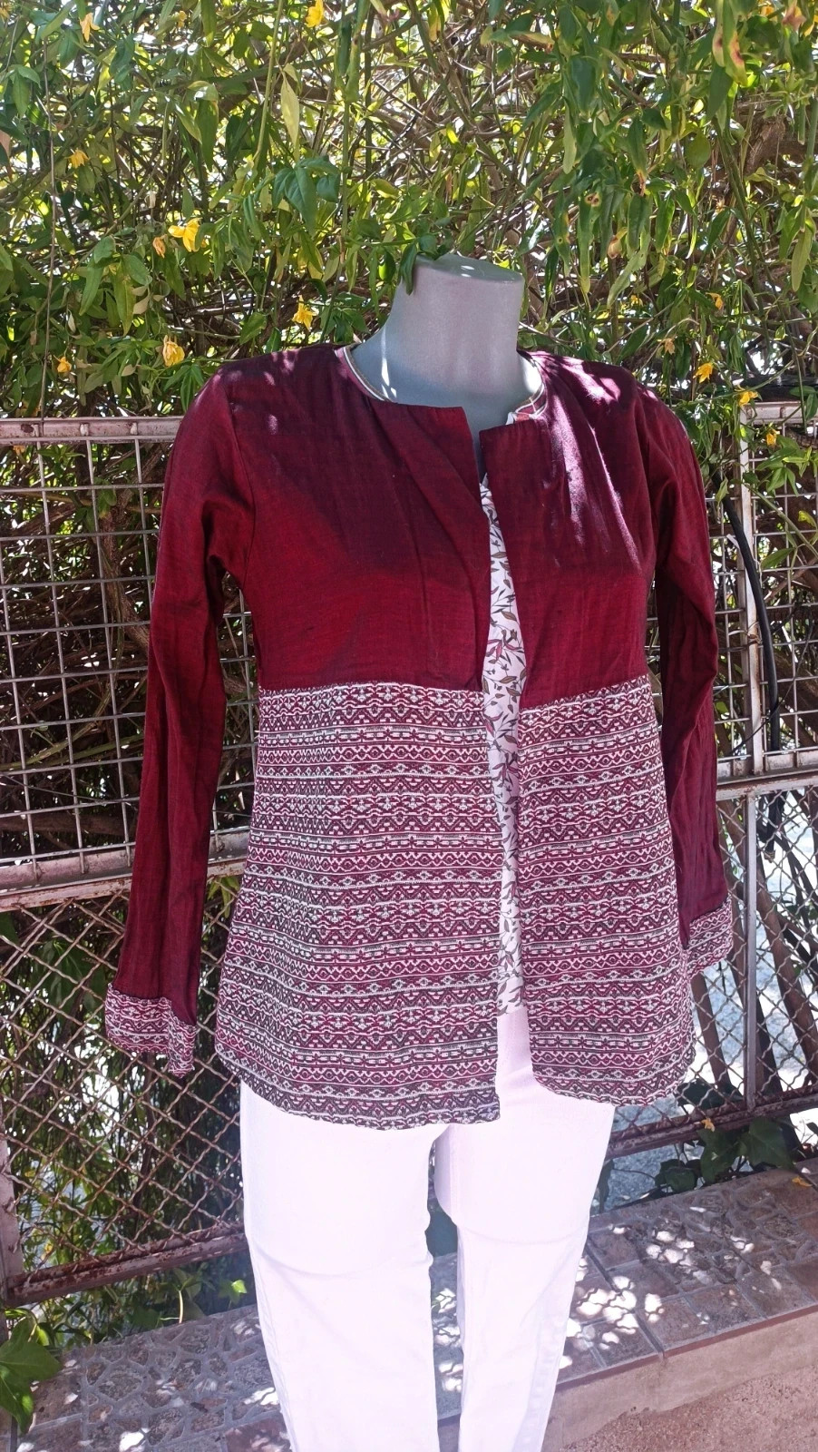 Chaqueta ligera estilo étnico - Talla L 🌈 – Boutique Bohéme – taille L / 40 / 12 2