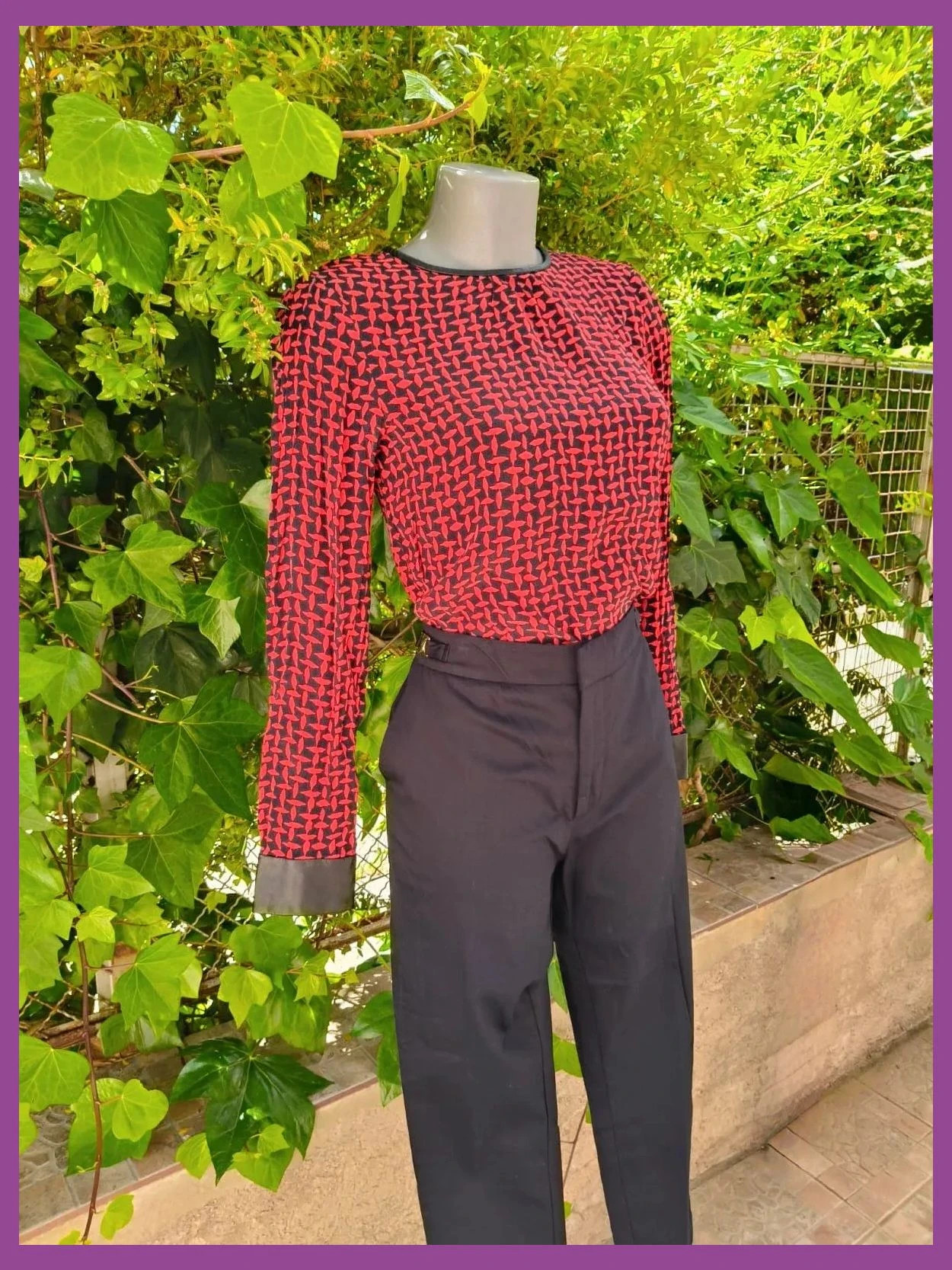 Blusa de Zara Woman con detalles efecto piel (Talla S) 🌈 – Zara – taille S / 36 / 8 2