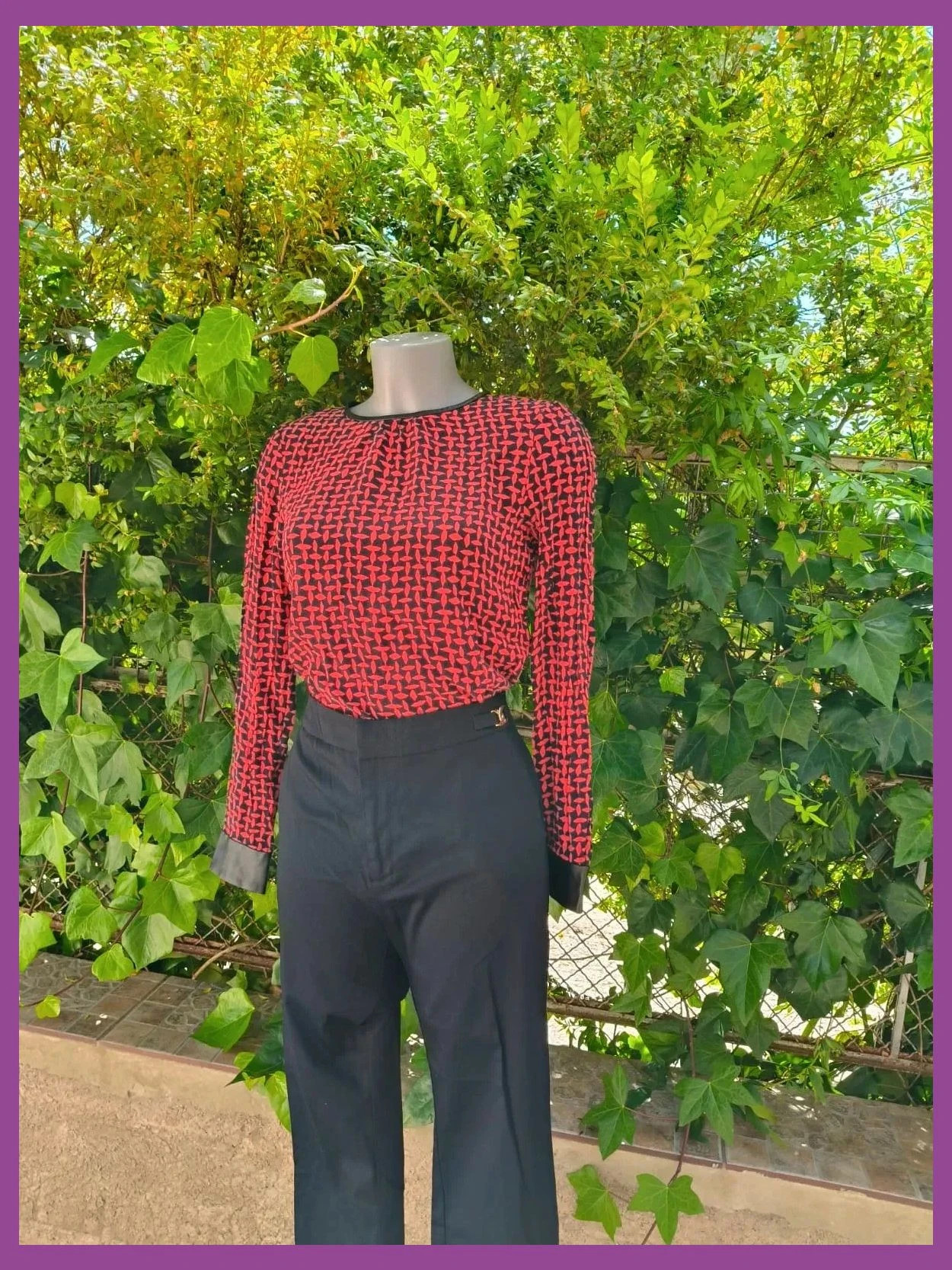 Blusa de Zara Woman con detalles efecto piel (Talla S) 🌈 – Zara – taille S / 36 / 8 3