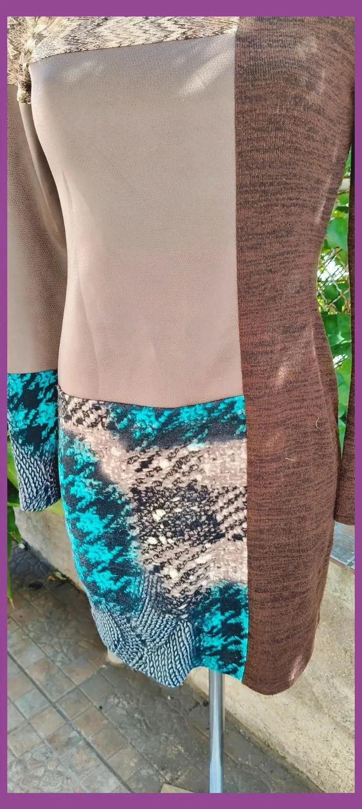 Vestido "JM Buendia" Estilo Patchwork - Original y Cómodo (Talla M) 😍 – JM Buendia – taille M / 38 / 10 3