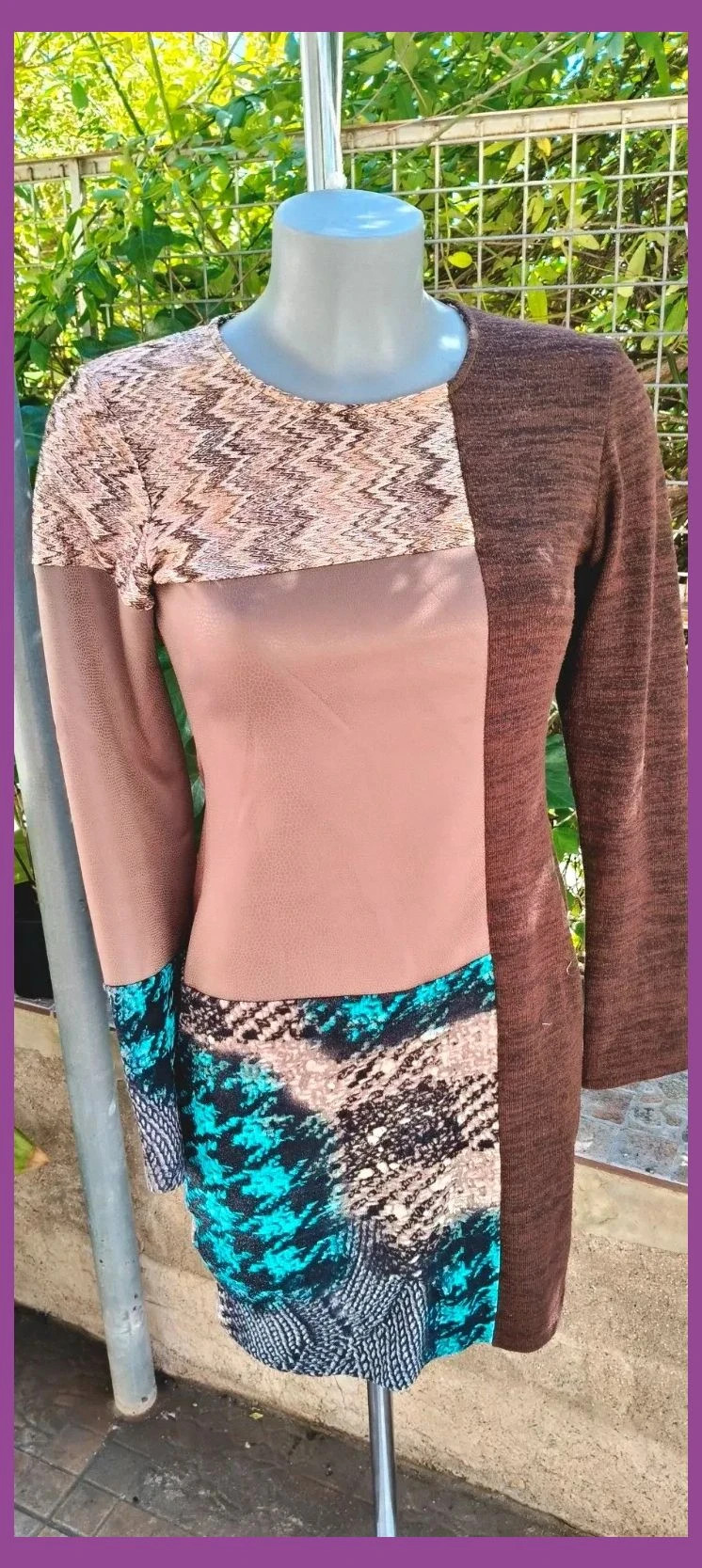 Vestido "JM Buendia" Estilo Patchwork - Original y Cómodo (Talla M) 😍 – JM Buendia – taille M / 38 / 10 2
