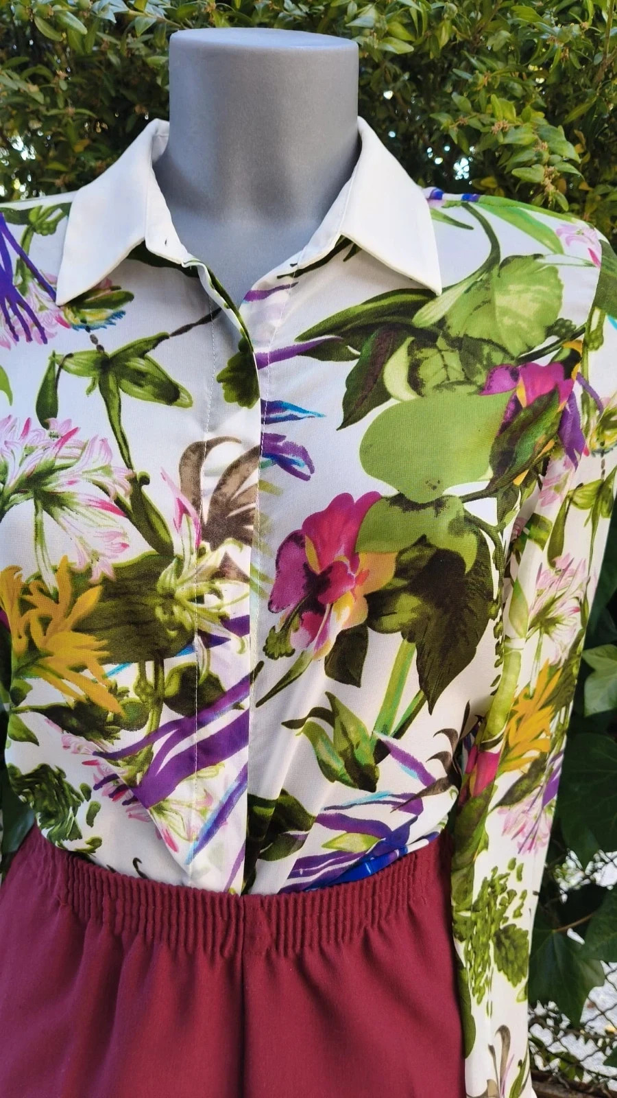 Blusa Floral Multicolor - Basement Collection 🌈 – Basement – taille S / 36 / 8 5