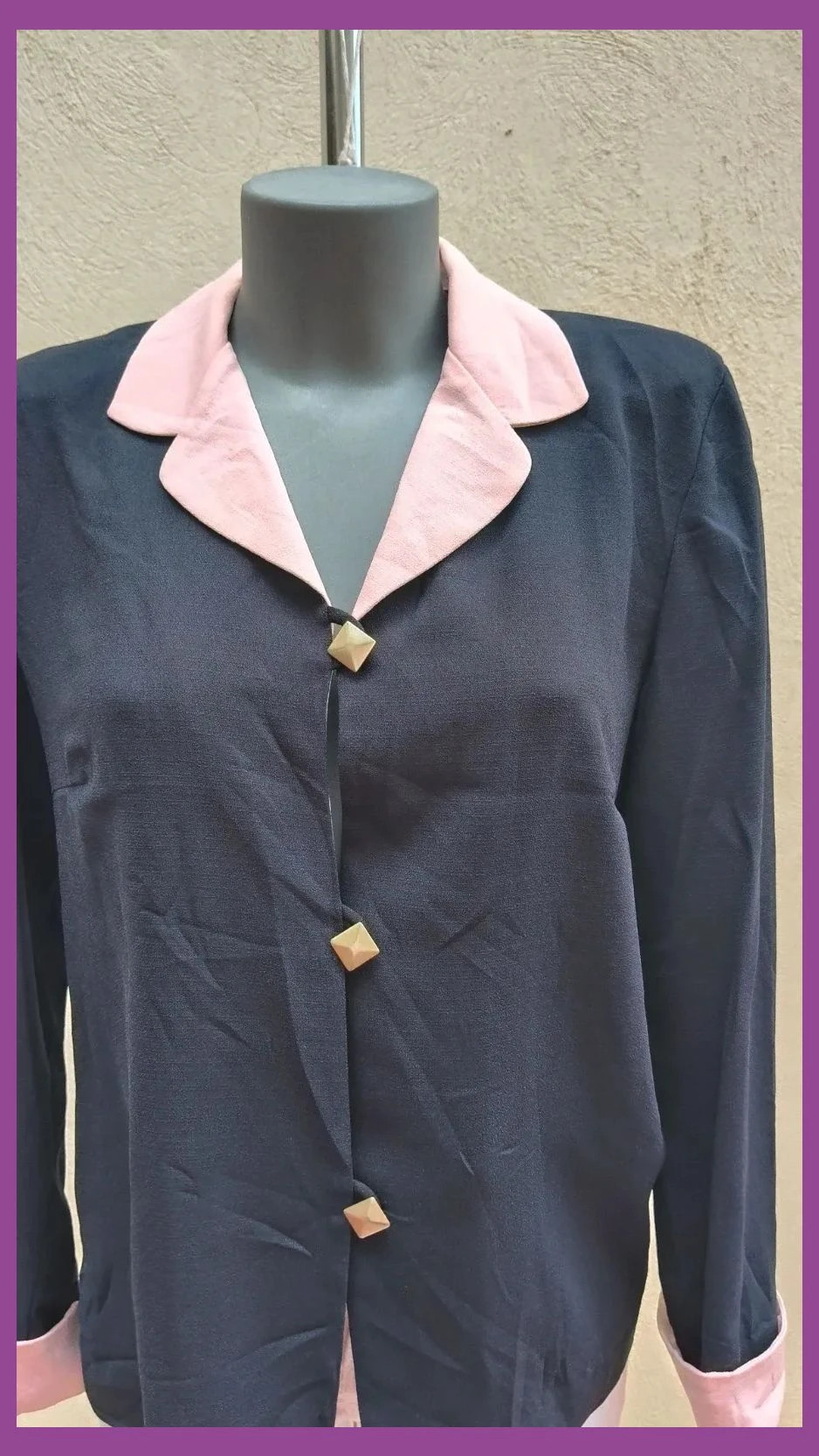 Blusa/Chaqueta Ligera Vintage Leslie Fay 😍 – Lesly Fay – taille L / 40 / 12 4
