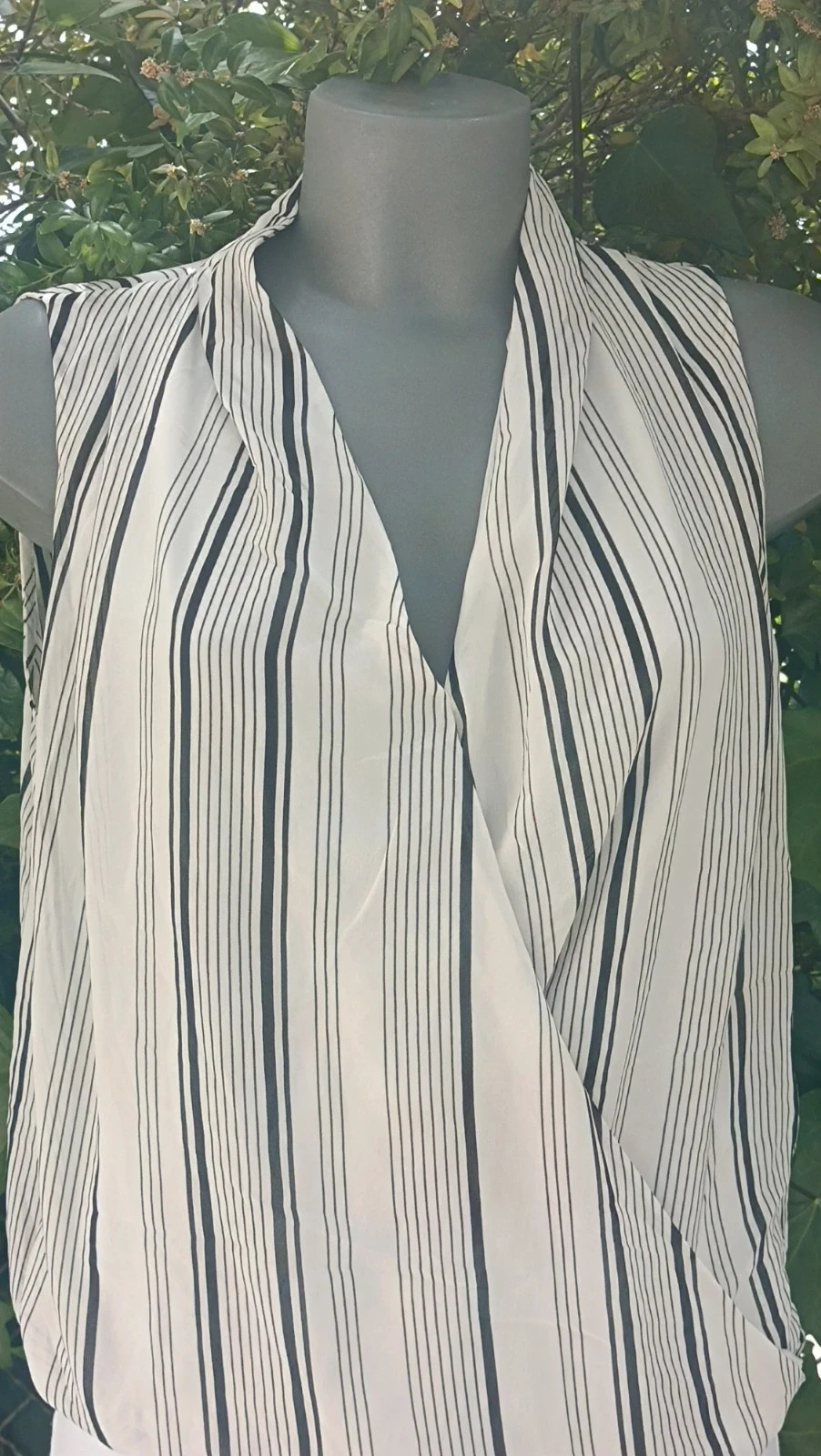Blusa Cruzada de Rayas Verticales - H&M - Talla 38 🌈 – H&M – taille M / 38 / 10 4
