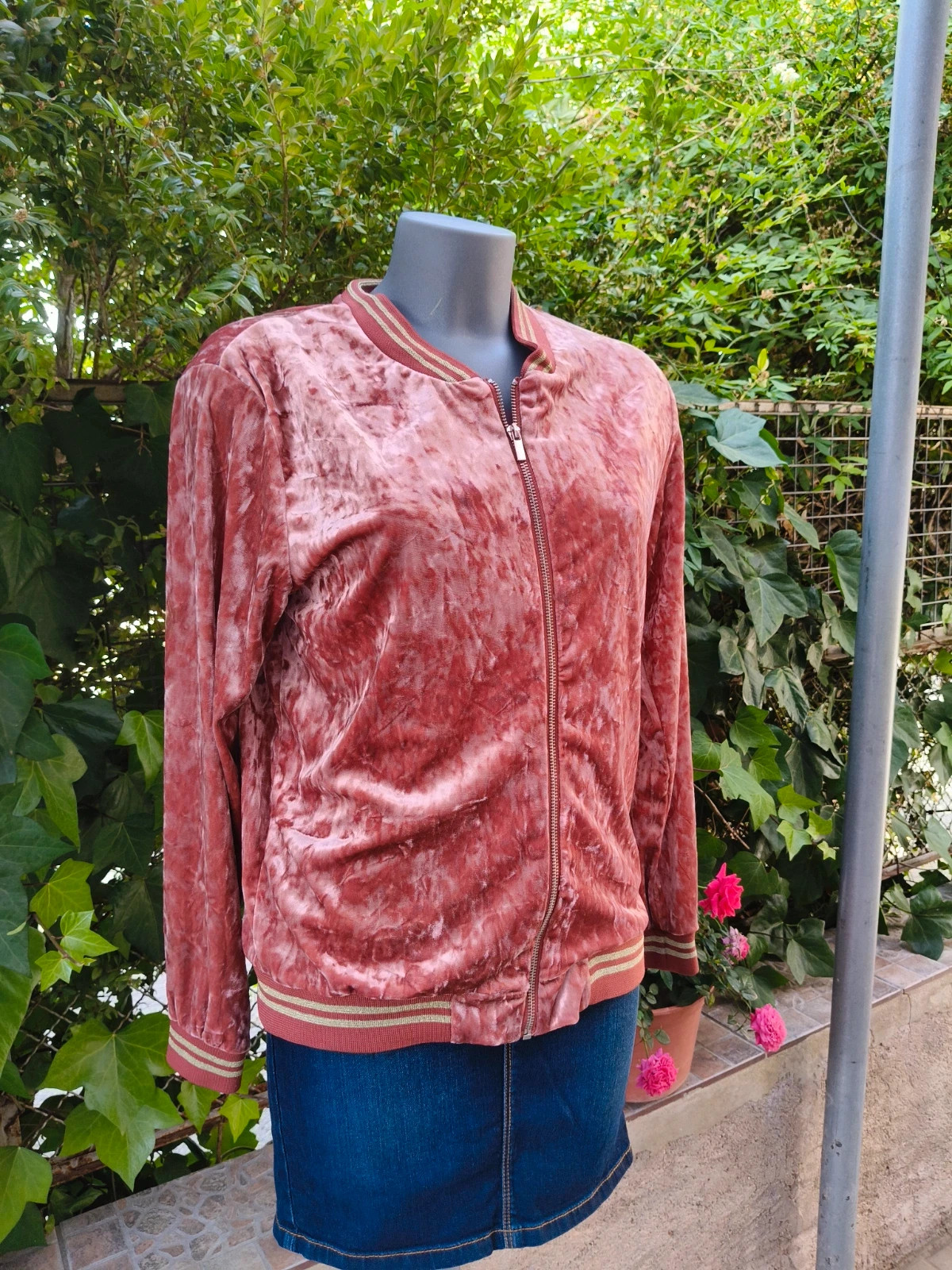 Chaqueta bomber de terciopelo casual ladies talla l 🌈 – Casual LADIES – taille L / 40 / 12 2