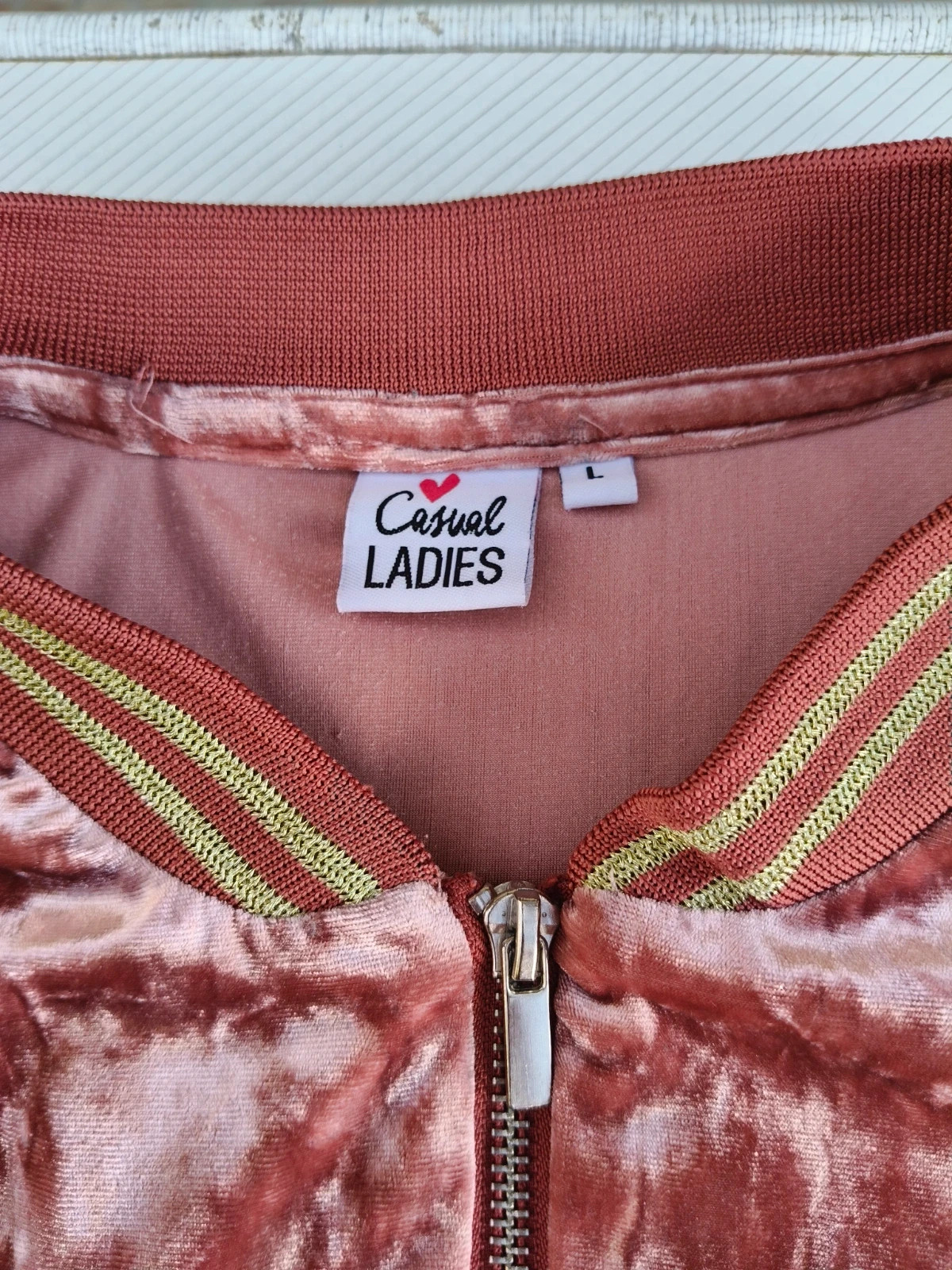 Chaqueta bomber de terciopelo casual ladies talla l 🌈 – Casual LADIES – taille L / 40 / 12 5
