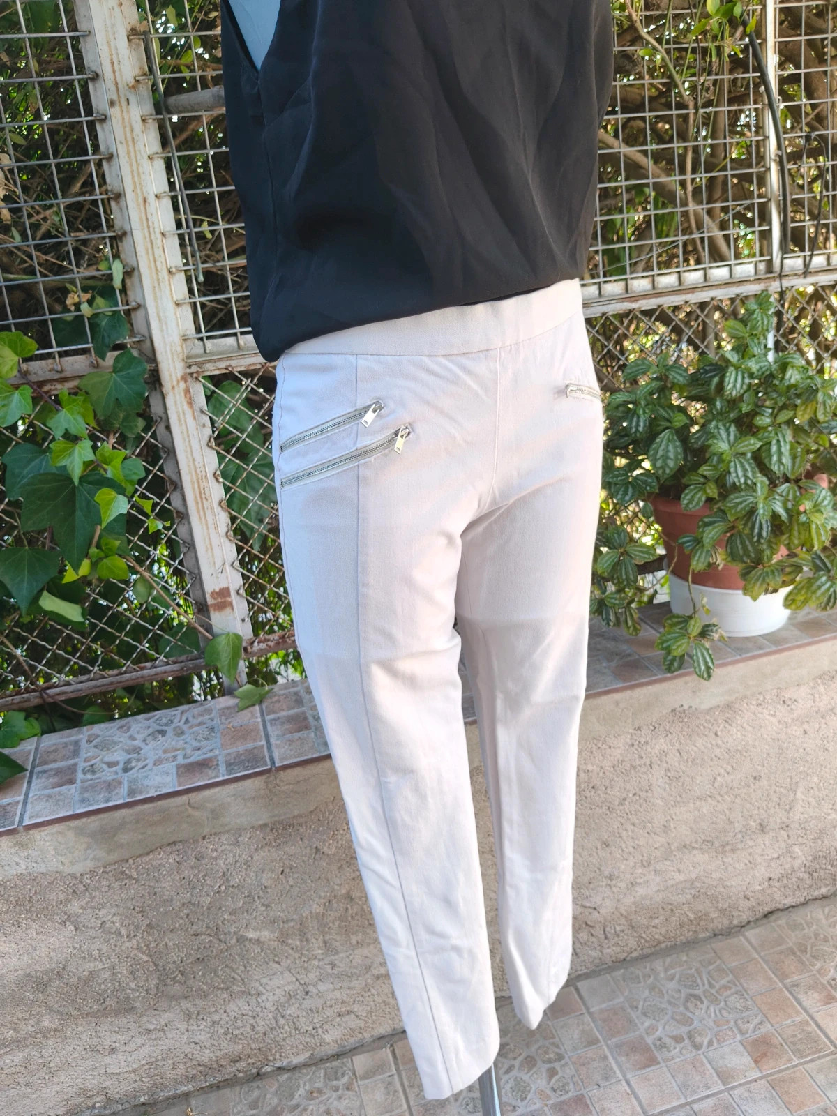 Pantalón blanco de Zara 🌈 – Zara – taille S / 36 / 8 2