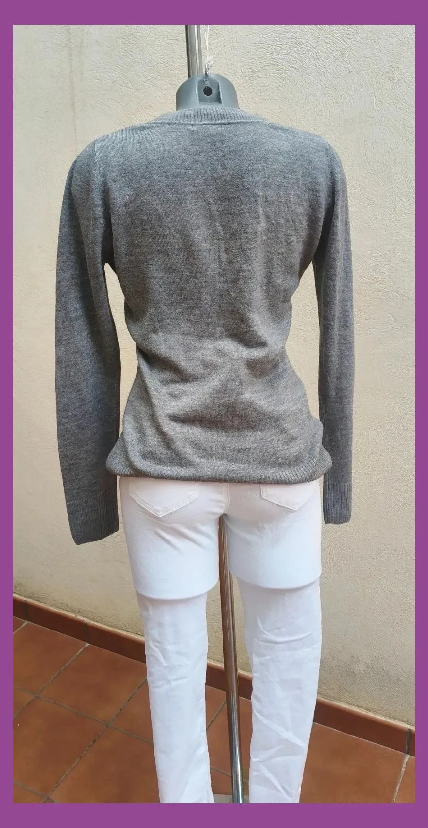 Jersey de punto fino gris H&M - Talla M 😍 – H&M – taille M / 38 / 10 5
