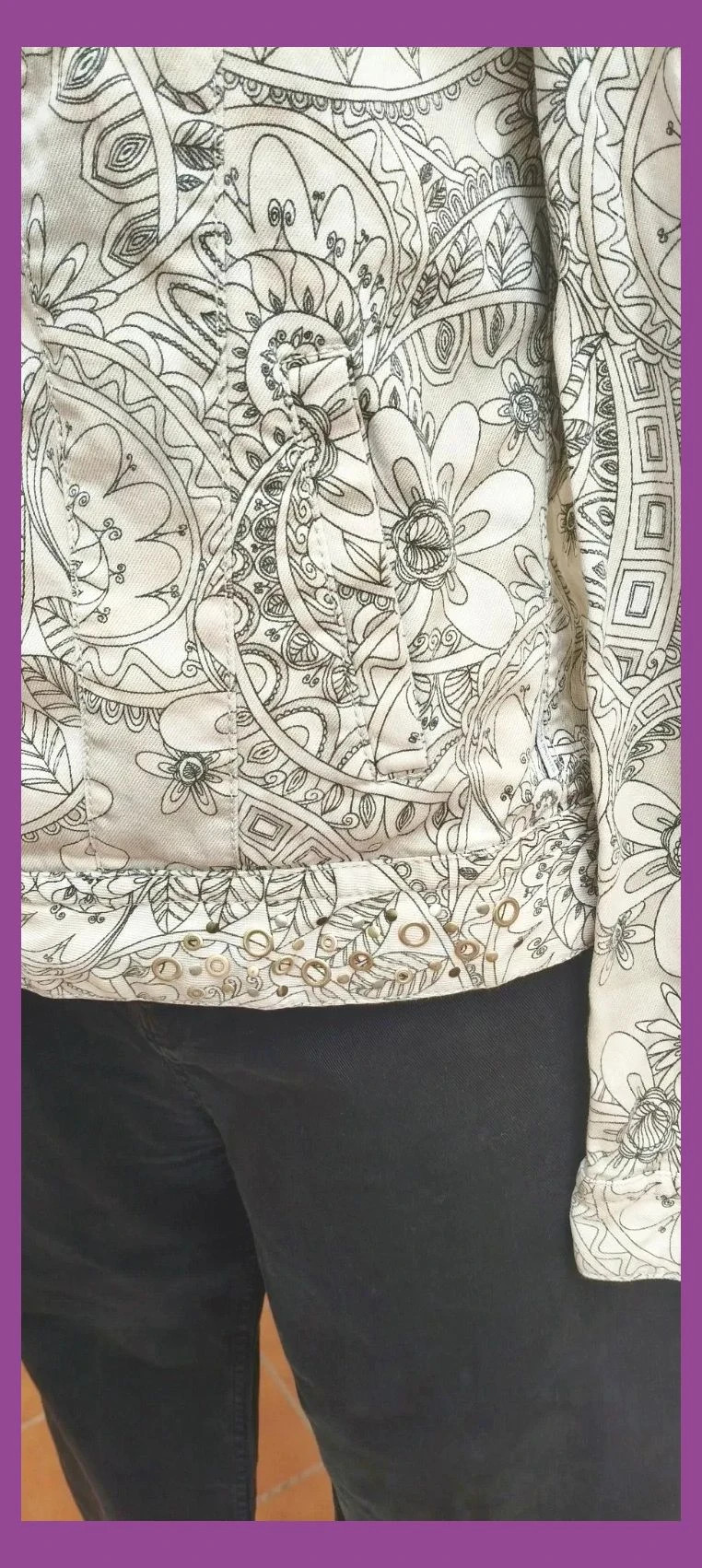 Chaqueta Marc Cain Sports Estampado Paisley/Floral Talla N3 (M) 🌈 – MarcCain Sports – taille M / 38 / 10 4