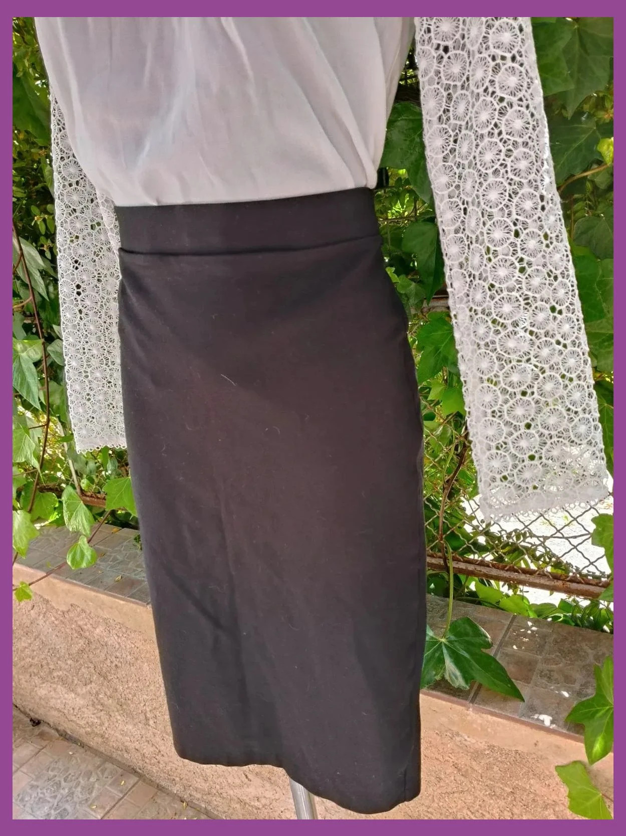 Falda de Tubo Negra Camaïeu – Estilo Elegante y Confortable 🌈 – Camaïeu – taille M / 38 / 10 2