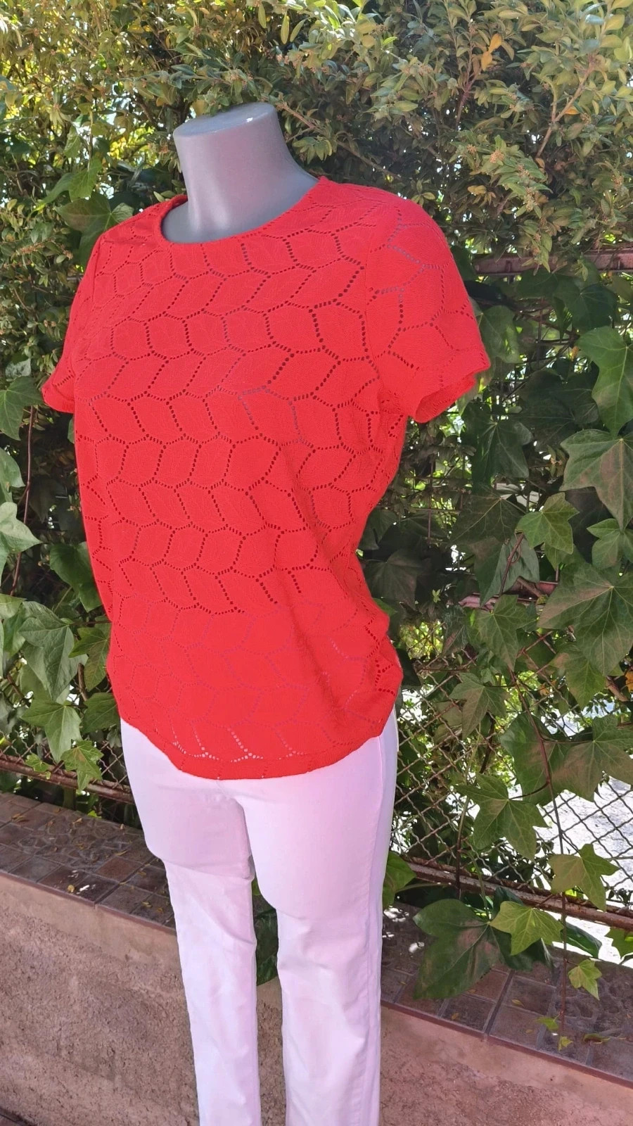 Blusa Calada Roja - Jacqueline de Yong (Talla M) 🌈 – Jacqueline de Yong – taille M / 38 / 10 2