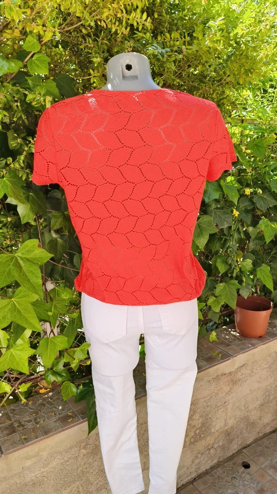 Blusa Calada Roja - Jacqueline de Yong (Talla M) 🌈 – Jacqueline de Yong – taille M / 38 / 10 4
