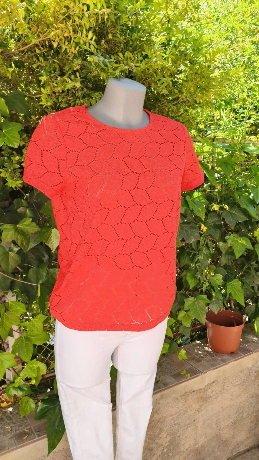 Blusa Calada Roja - Jacqueline de Yong (Talla M) 🌈 – Jacqueline de Yong – taille M / 38 / 10 3