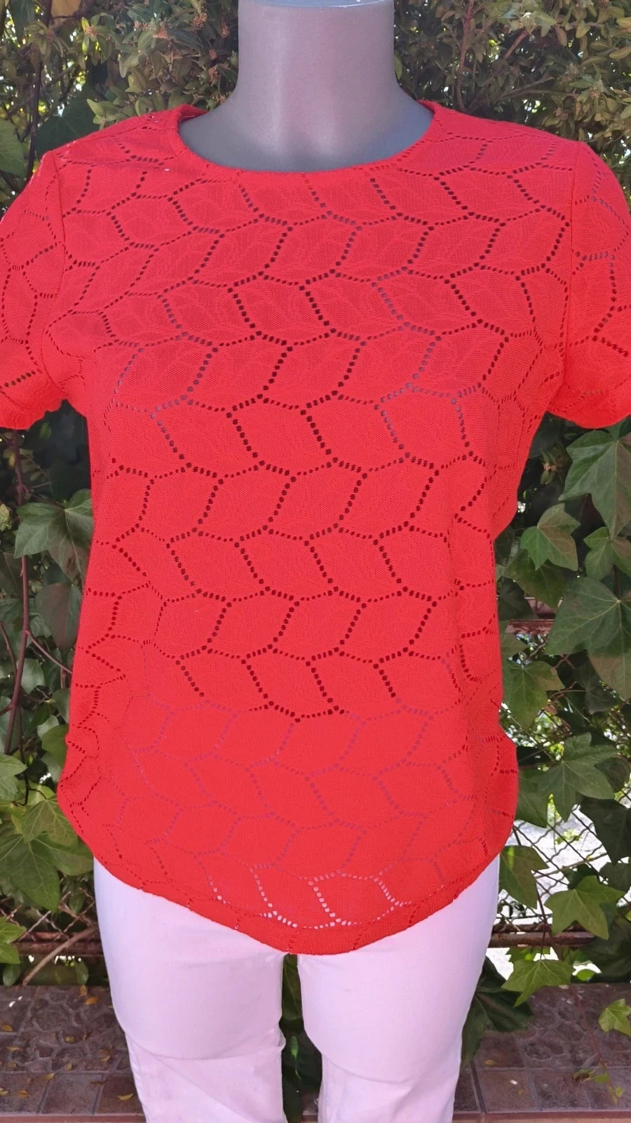 Blusa Calada Roja - Jacqueline de Yong (Talla M) 🌈 – Jacqueline de Yong – taille M / 38 / 10 5