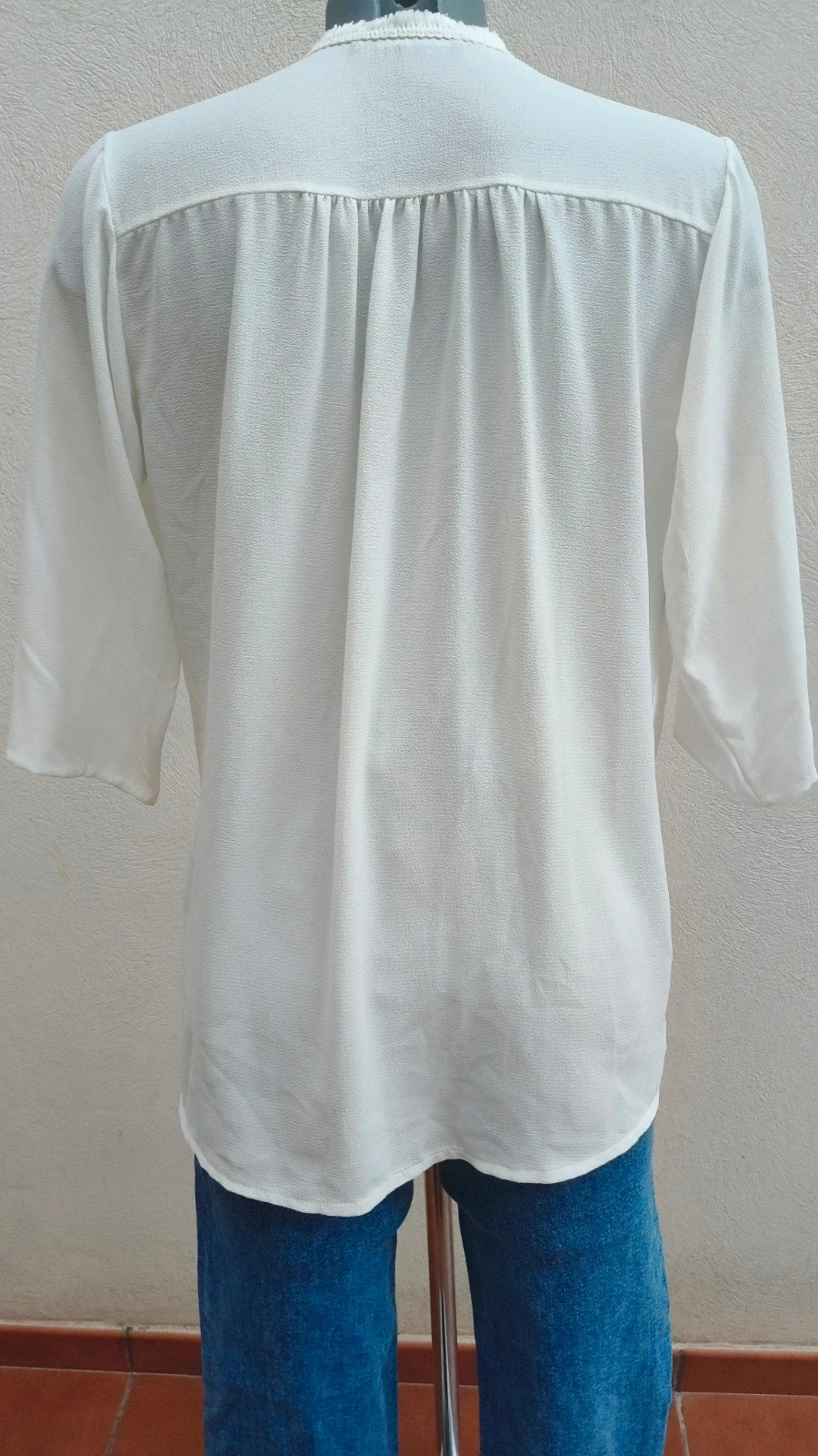 Blusa Blanca Estilo Boho - Waipaï Collection 🌈 – WAIPAI – taille XL / 42 / 14 5