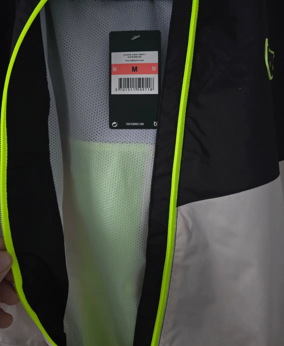 Veste k-way footkorner taille M – Footkorner – taille M 6