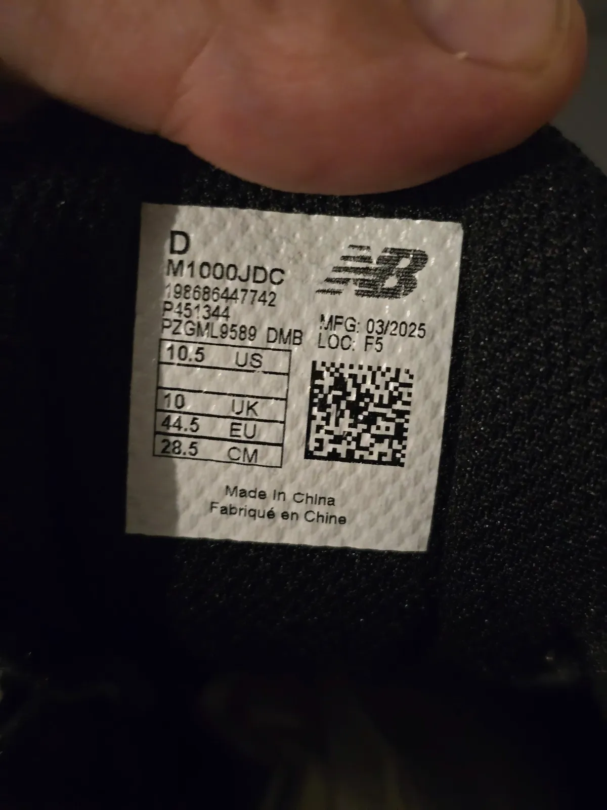Baskets new balance M1000JDC taille 44.5 – New Balance – taille EU 44 5