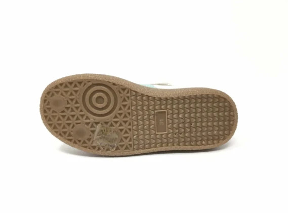 Zapatillas deportivas blancas y verde agua con suela de goma Talla 31 – Bubble Kids – taille 31 4