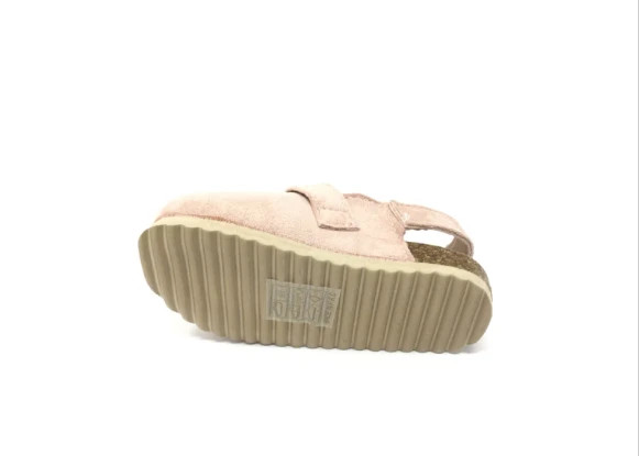 Sandalias bebé rosa ante con flecos y abalorios bubble kids Cómodas y elegantes talla 22 – Bubble Kids – taille 22 3