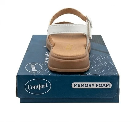 Sandalias Blancas Caladas D.R.M - Súper Cómodas (Memory Foam) TALLA 26 – DRM – taille 26 3
