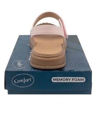 Sandalias Rosa Palo Niña con Velcro (Memory Foam) talla 28 – DRM – taille 28 4