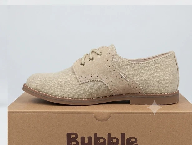 Zapatos tipo Blucher Bubble Kids – Beige/Lino talla 37 – Bubble Kids – taille 37 3