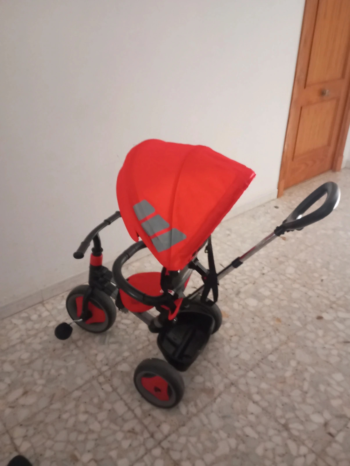 Triciclo de paseo rojo 4