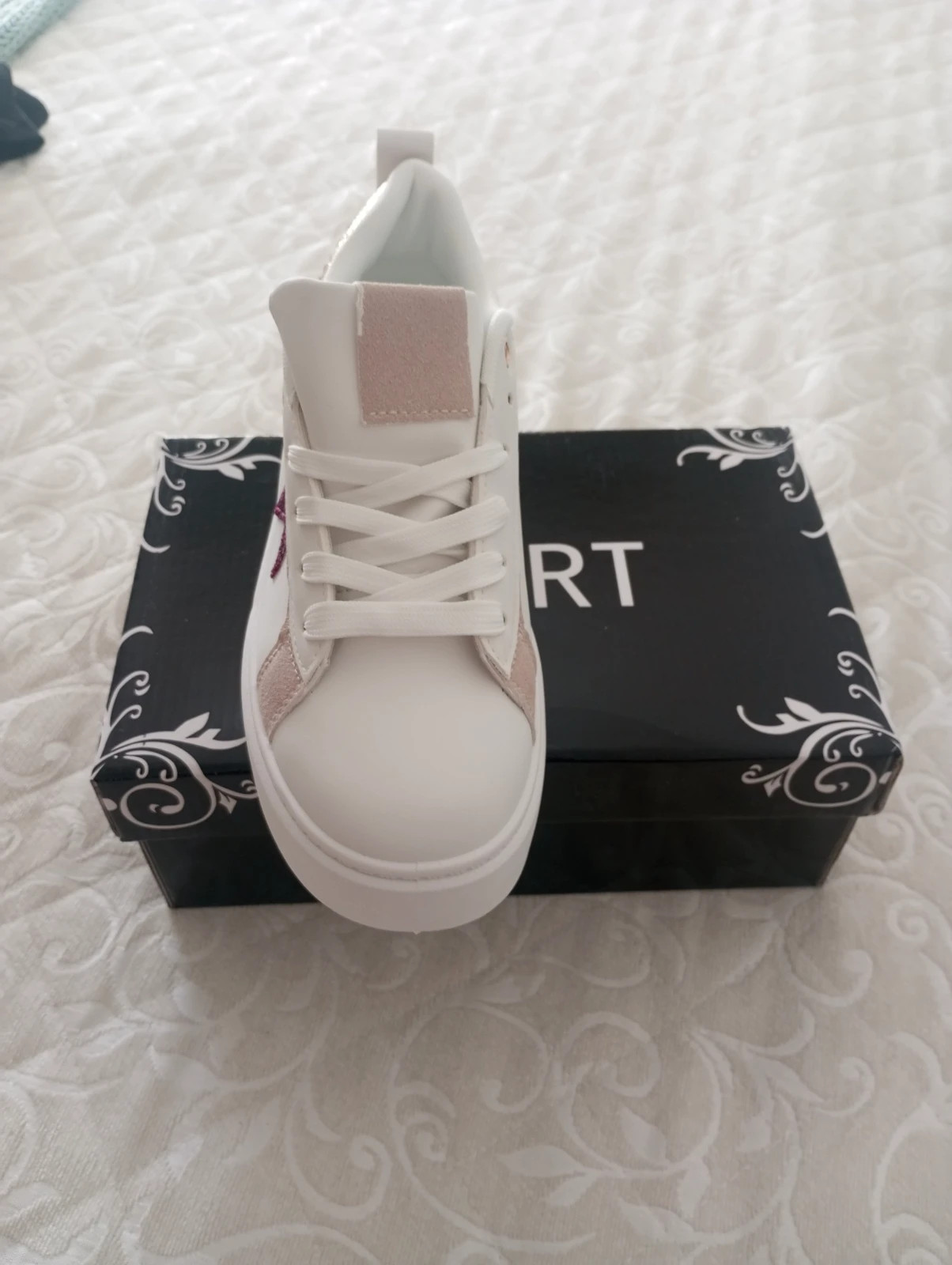 Zapatillas blancas estrella glitter y animal print - Talla40 – Nuevo – taille 40 3
