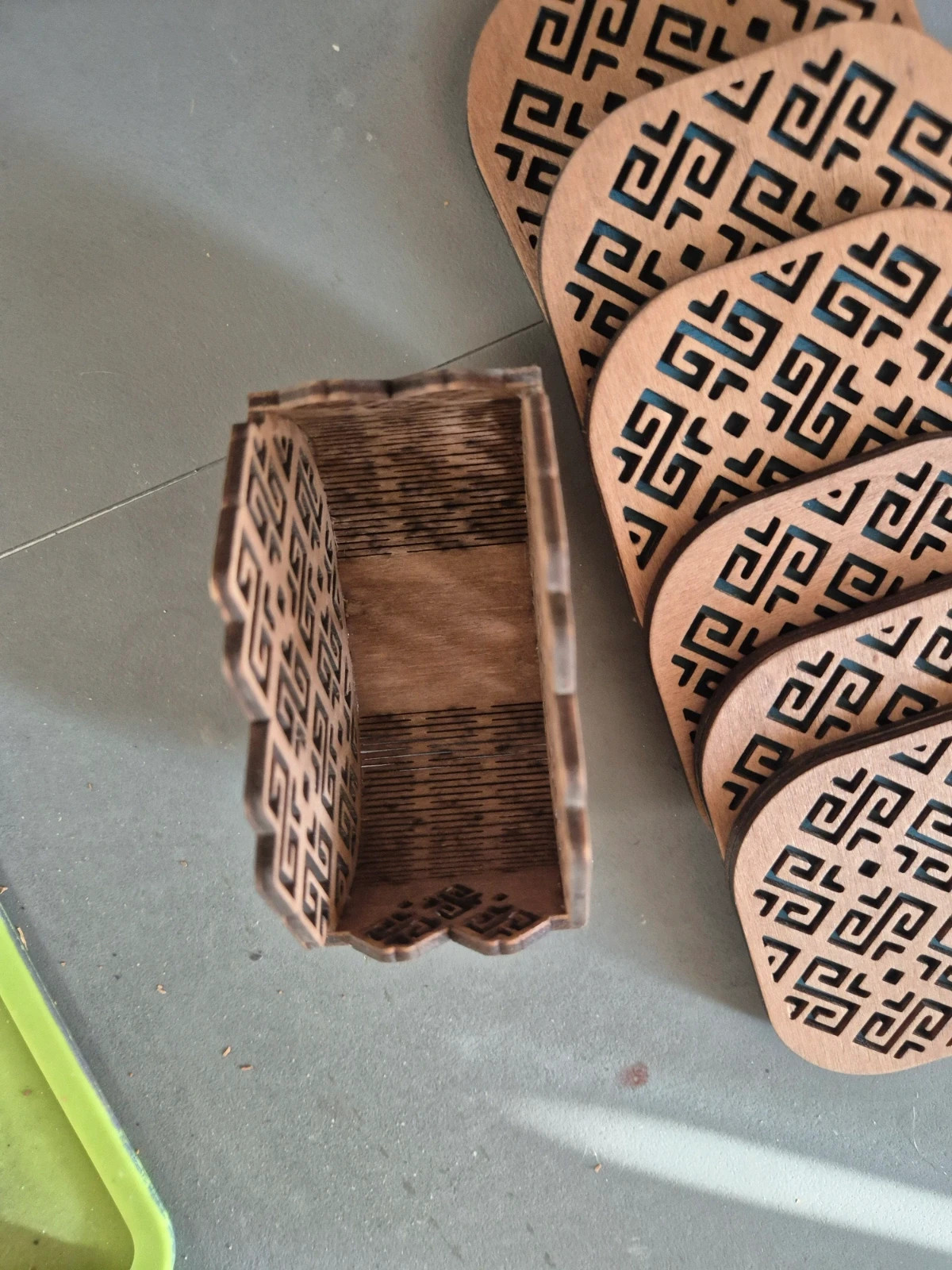 Sous-verres en bois ( tilleul ) 4