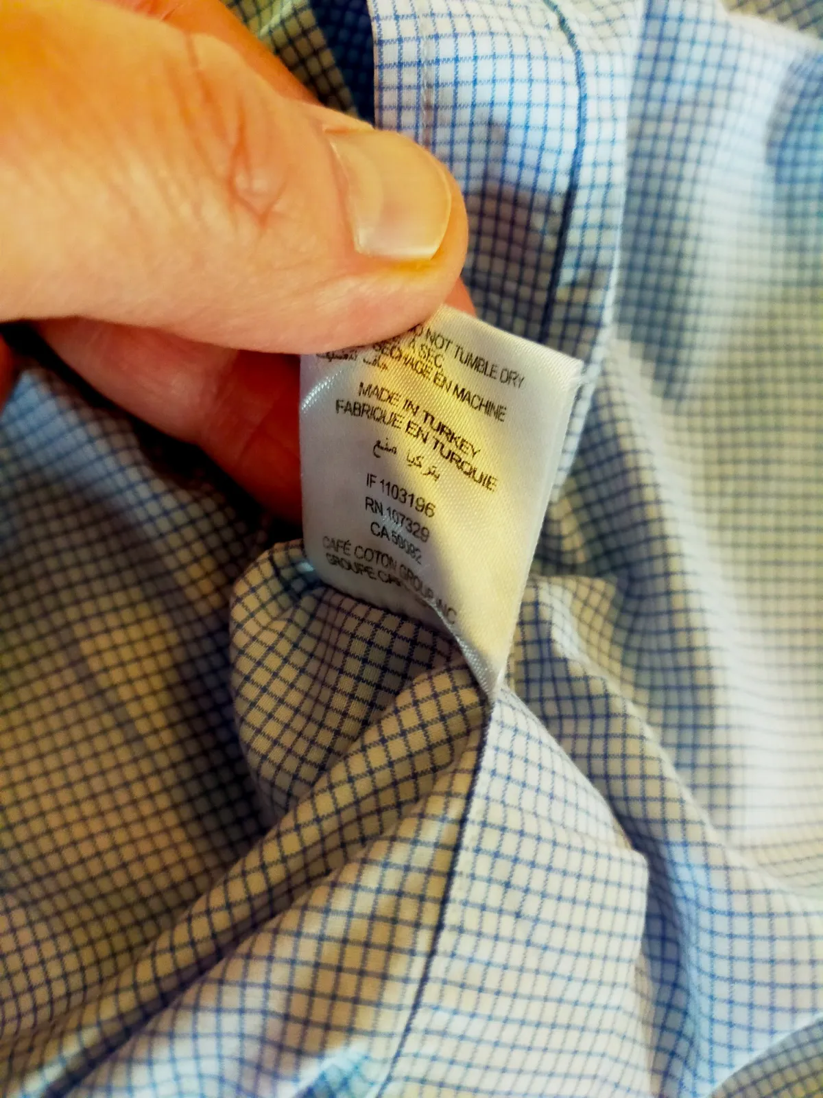 Chemise café coton Exclusive taille L – Café Coton – taille L 6